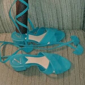B Brian Atwood Astr Aqua heels